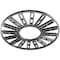 Ekena Millwork Hale Architectural Grade PVC Pierced Ceiling Medallion, Antiqued Pewter, 22"OD x 8"ID x 3/4"P CMPP22HHAPW - alternate 3